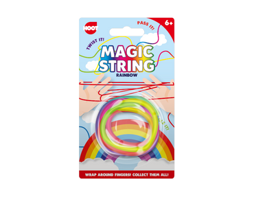 Rainbow Magic Finger String Kids Toy Art Cats Cradle Craft Rope Fidget Game Toys - ZYBUX